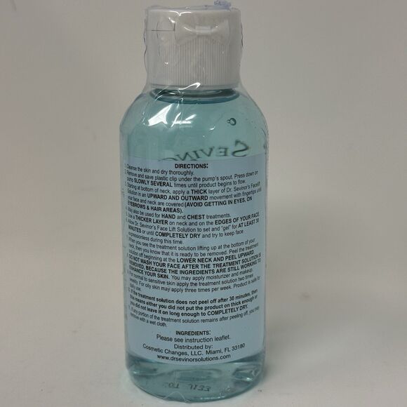 Dr Sevinor Face Lift Solution Toner Anti Aging Firms Tightens Wrinkles New 4 oz - Picture 4 of 8